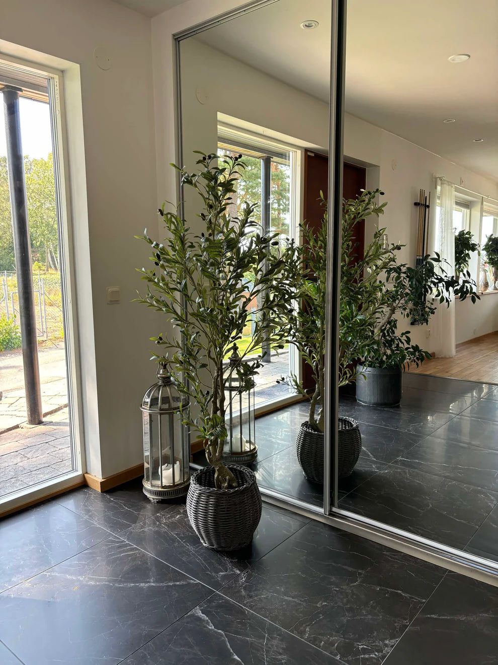 Konstgjort Naturtroget Olivträd - 150 cm