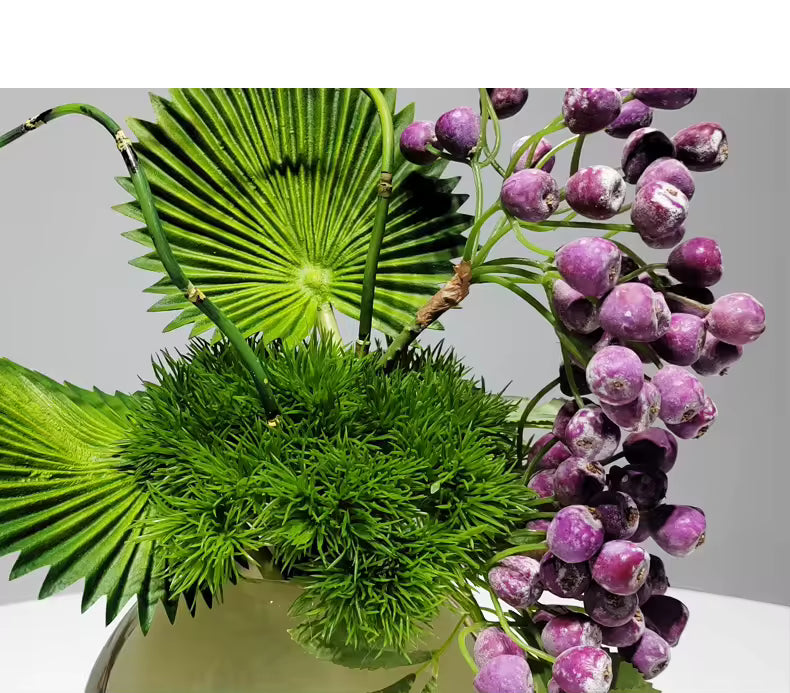 Konstväxter & Bär i Glasvas