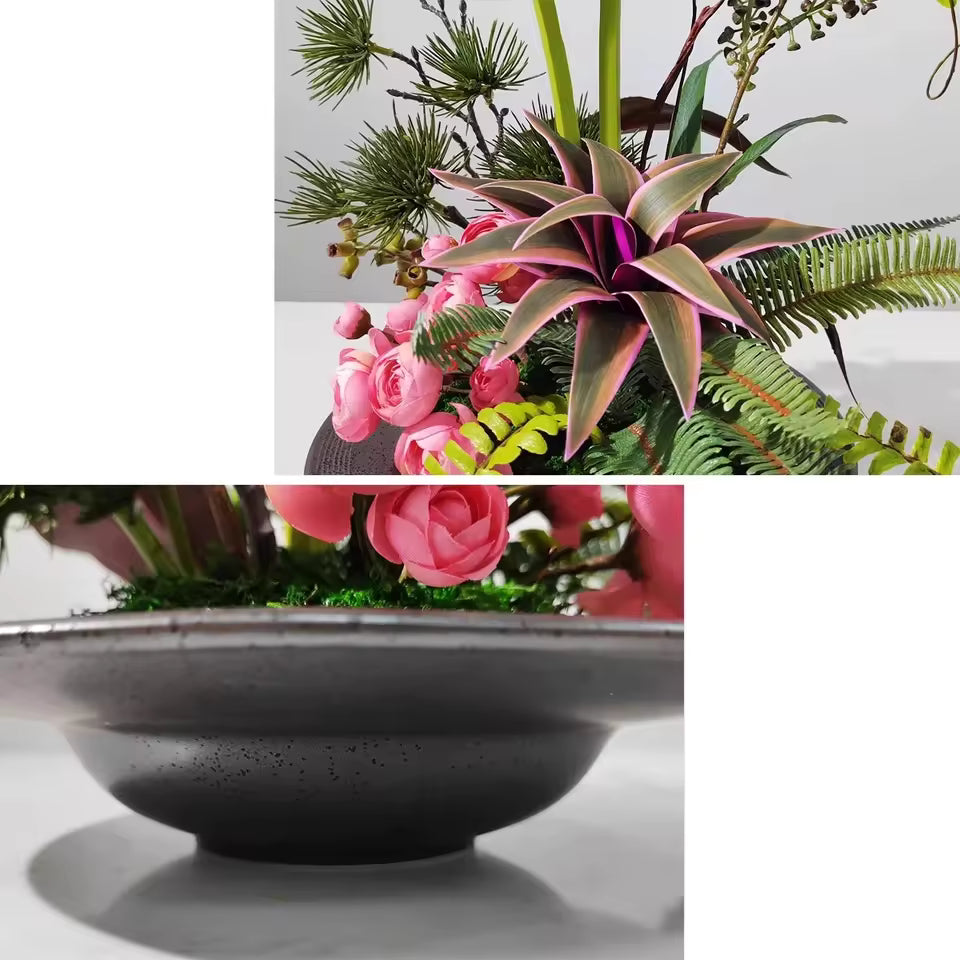 Konstväxtarrangemang i Vas – Tropisk Borddekoration